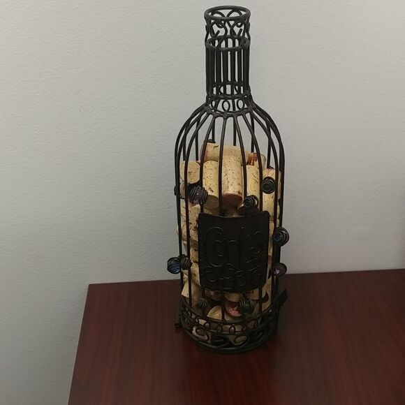 Wine Bottle Cork Cage Holder - Picture 2 of 4